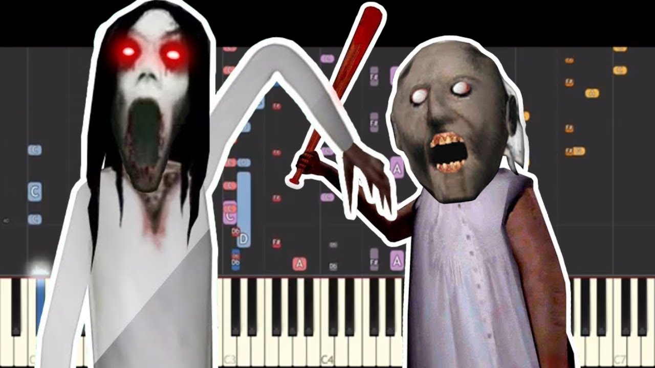 Granny vs Slendrina Theme - NPT Music Remix - Piano Cover