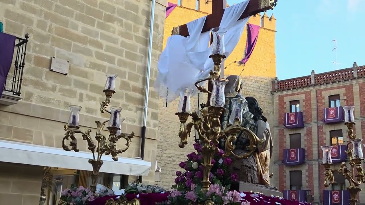 Virgen de las Angustias Baeza 2025 en Plaza de España