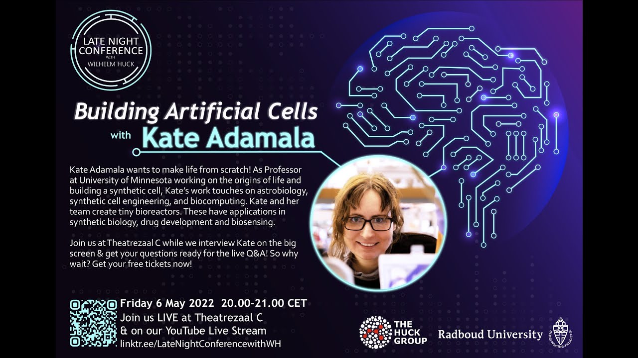 Building Artificial Cells with Kate Adamala | Late Night Conference with Wilhelm Huck 2x05