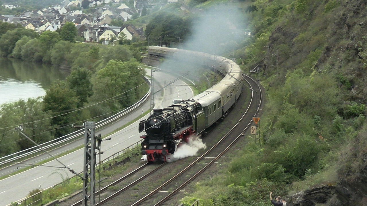 13 Wagen schafft sie auch alleine! | 01 1104 fährt an die Mosel (4K)