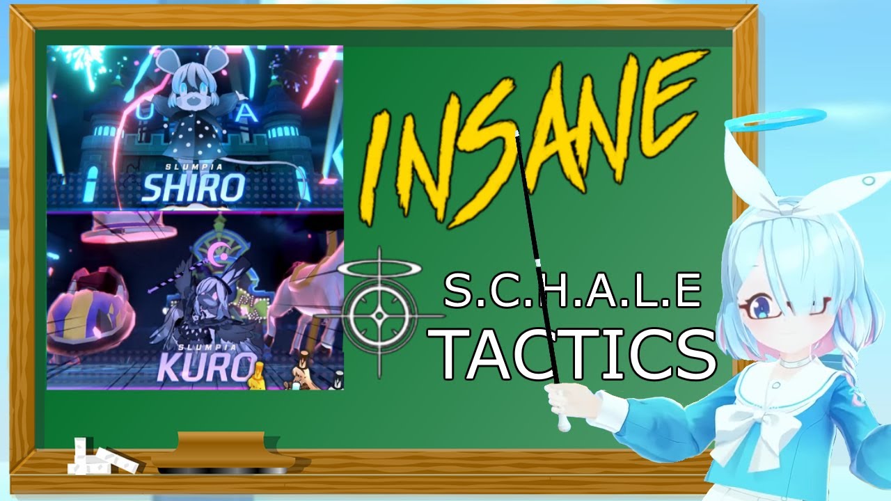 SCHALE Raid Tactics - Shirokuro Insane Guide  [Blue Archive]