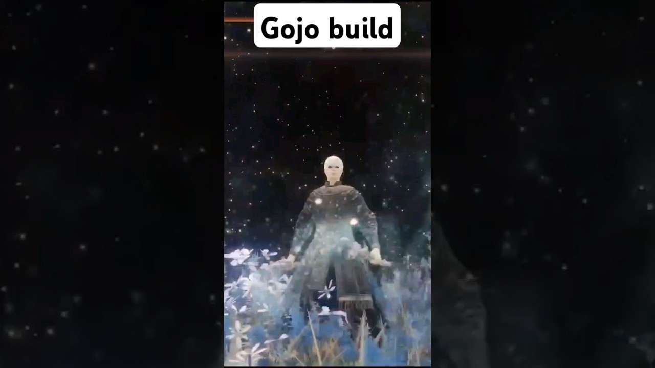gojo build in elden ring #eldenring #souls #anime #gaming #jujutsukaisen #gojo