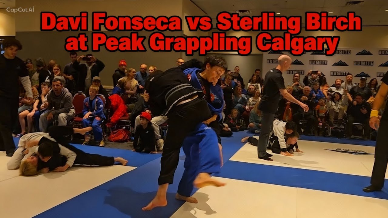 Davi Fonseca vs Sterling Birch at Peak Grappling Calgary Jiu jitsu
