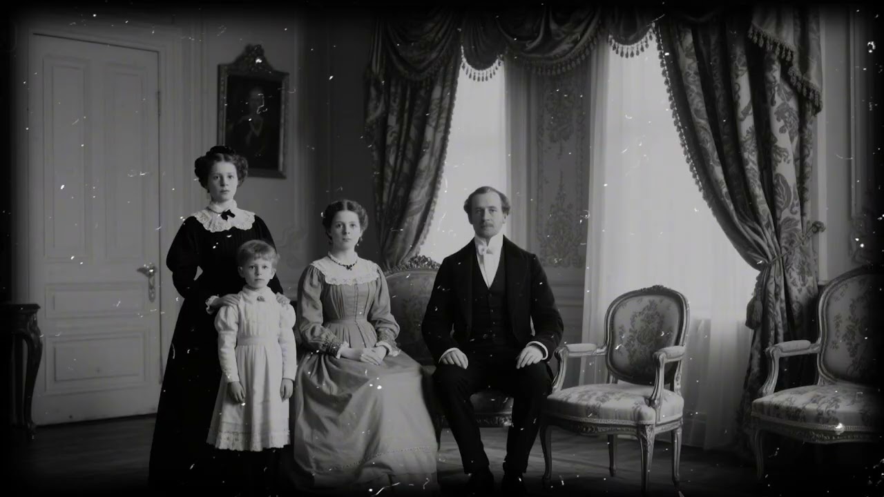 In This 1890 Family Photograph, Everyone Focused on Her Smile, But Her Fingers Reveal a Secret