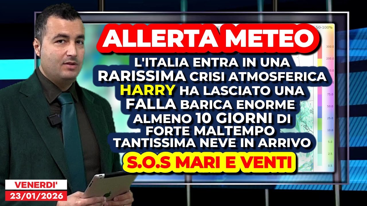 ALLERTA METEO, violento ciclone nel weekend. Tanta NEVE e forte MALTEMPO, è SOS mari e venti | FOCUS