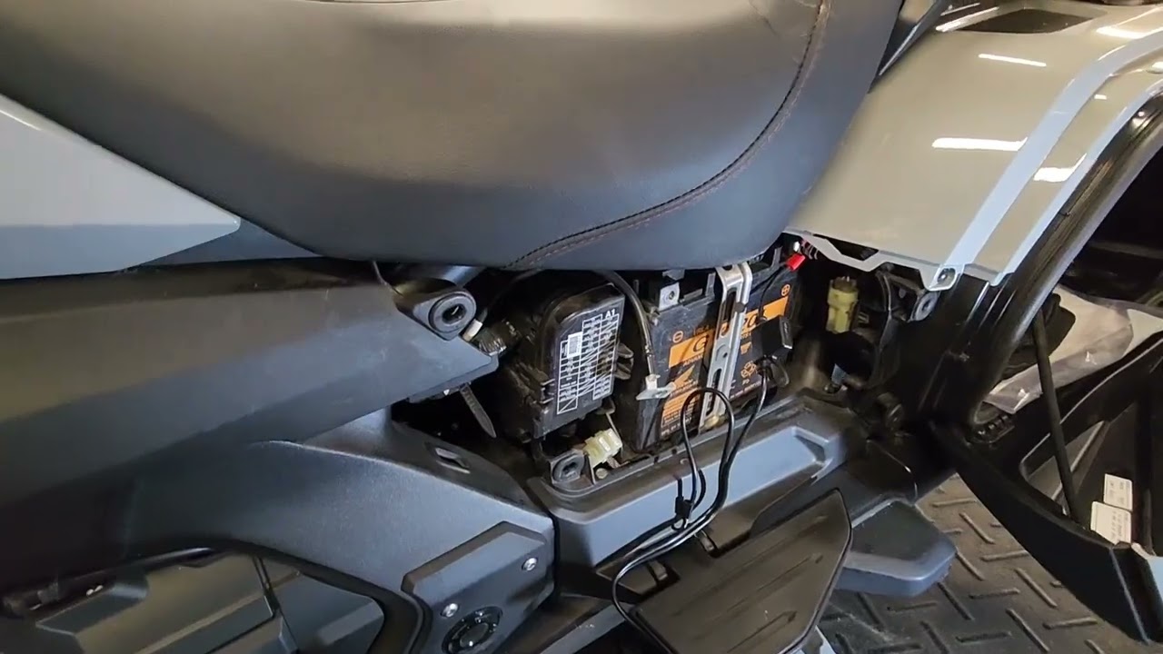 Honda Goldwing 2018 and on How to install a battery tender.