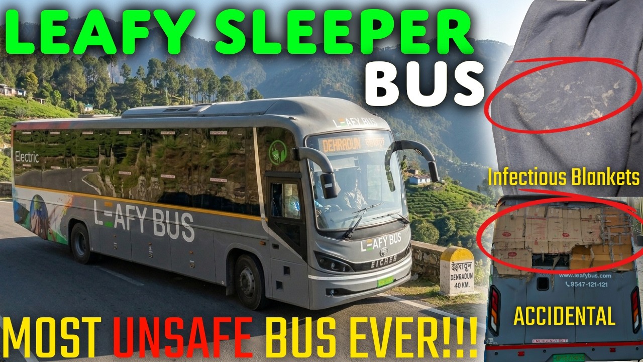LEAFY SLEEPER BUS ka Sach! 😱 Kabhi Book Mat Karna! ❌ | Delhi to Dehradun LEAFY SLEEPER BUS REVIEW