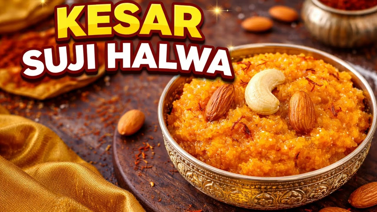 Kesar Suji Ka Halwa | Traditional Indian Sweet Recipe