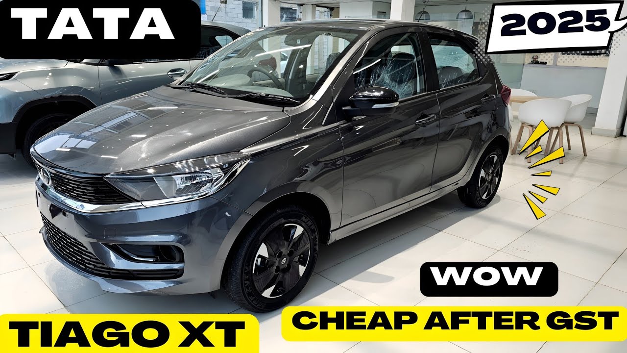 2025 Tata Tiago XT | Now Cheaper After GST | Full Walkaround & Price
