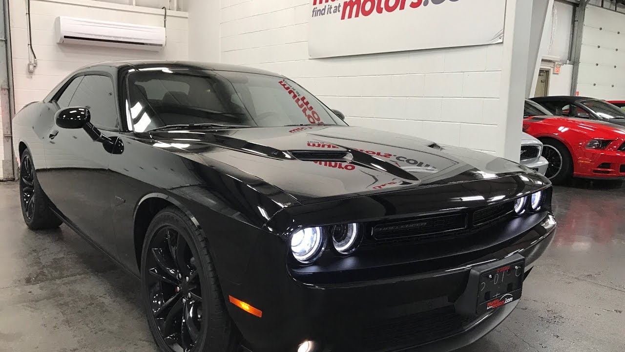 2016 Dodge Challenger SOLD SOLD SOLD  R/T Black Pack Nappa Leather NAV Co Car Low Kms Munro Motors