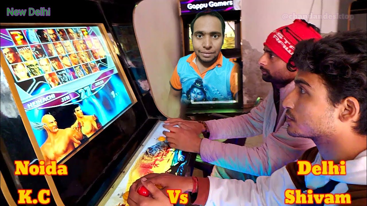 Gaming Zone In Delhi !! K.C Vs Shivam  Fight 35 Takken Tag