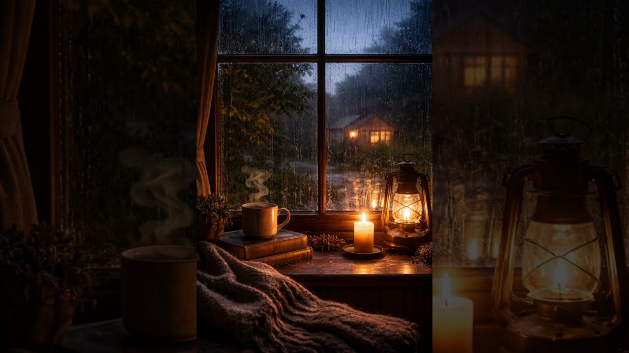 Rainy Night Ambience 🌧️ Heavy Rain Sounds for Deep Sleep