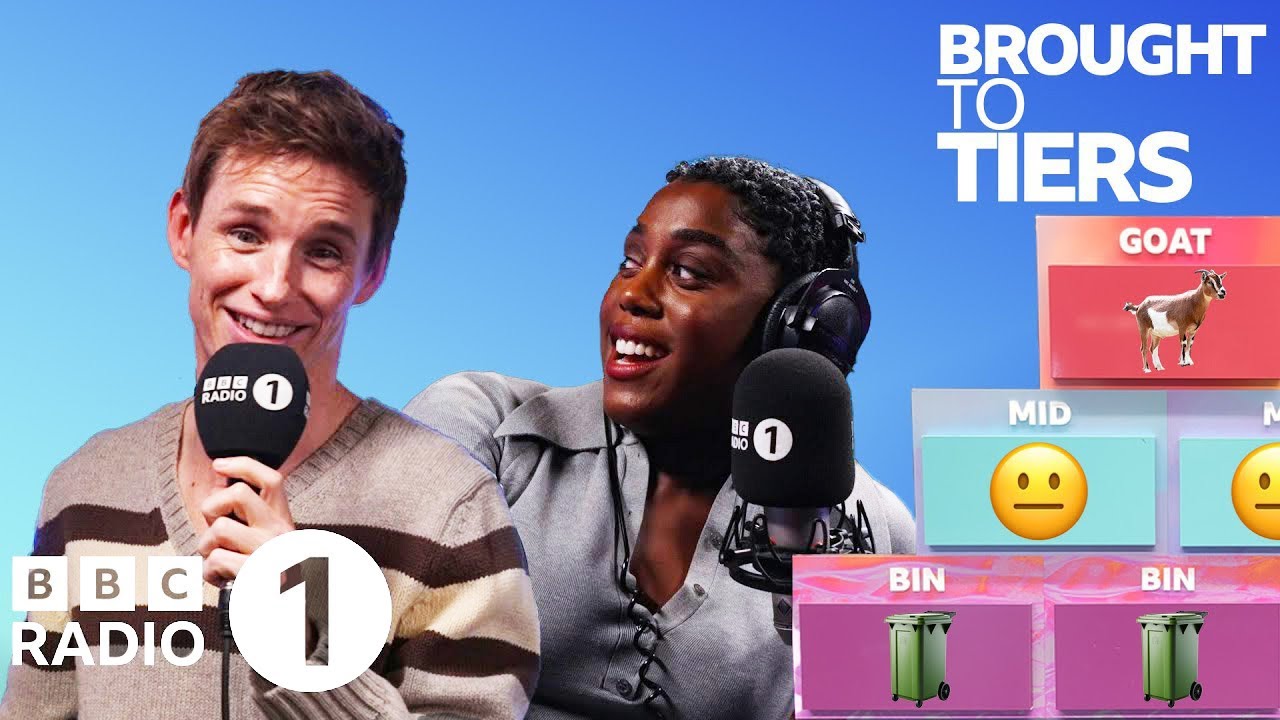 'You've ruined Christmas' Eddie Redmayne & Lashana Lynch rank themed days in Brought to Tiers