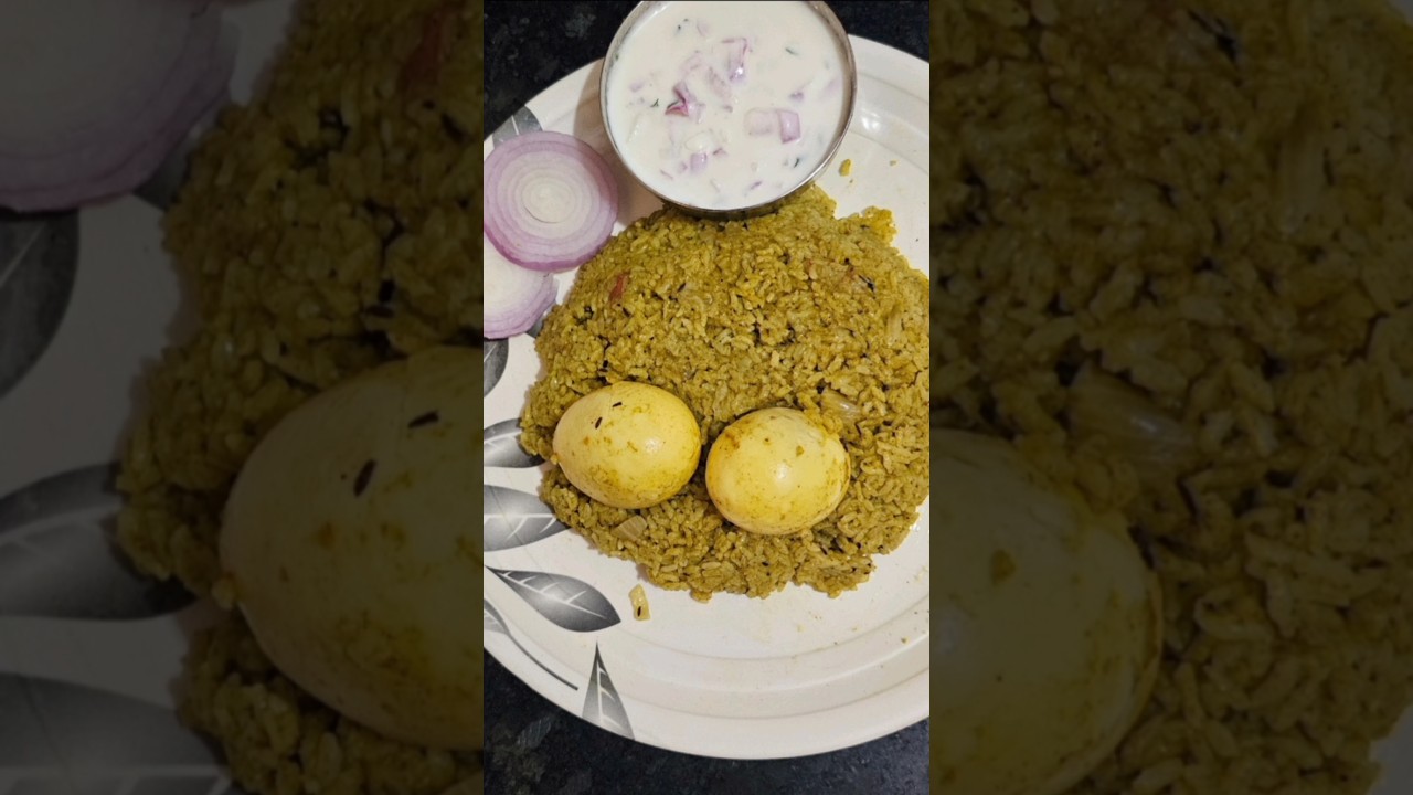 Egg Donne Biryani | Egg Biryani | Karnataka spcl Biryani recipe | #shorts #donnebiryani #eggrecipe