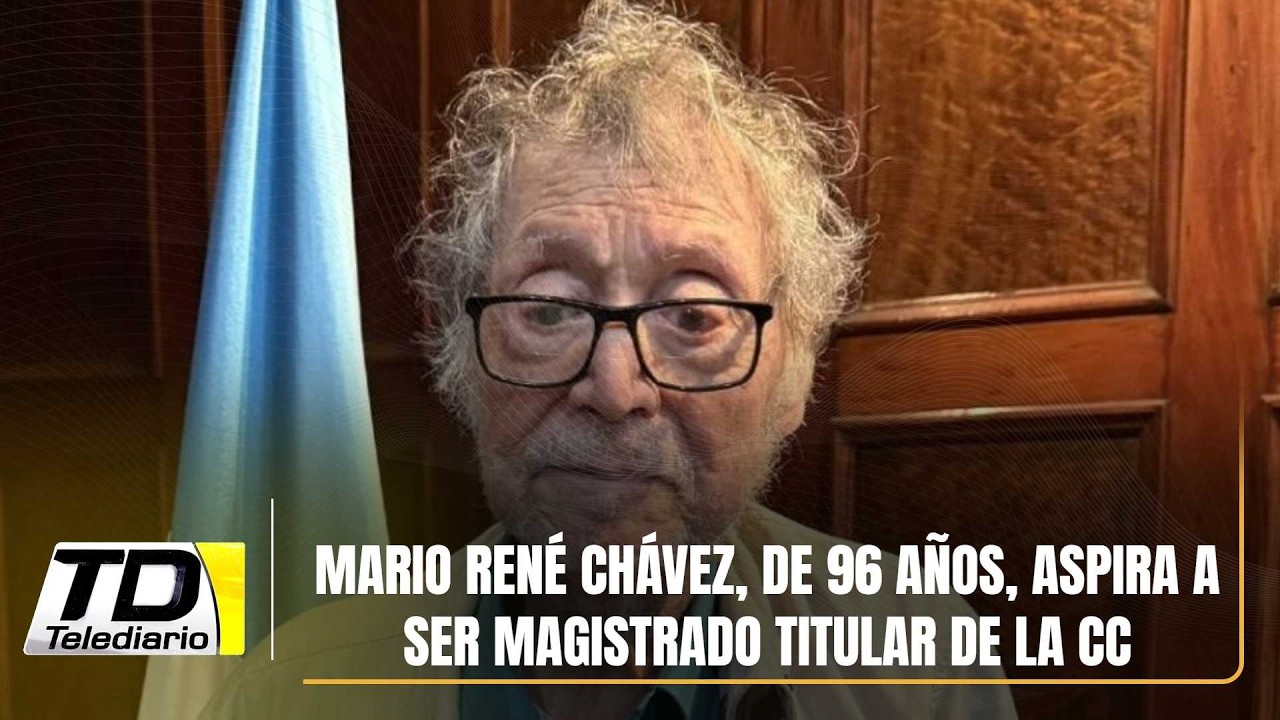Mario René Chávez, de 96 años, aspira a ser magistrado titular de la CC