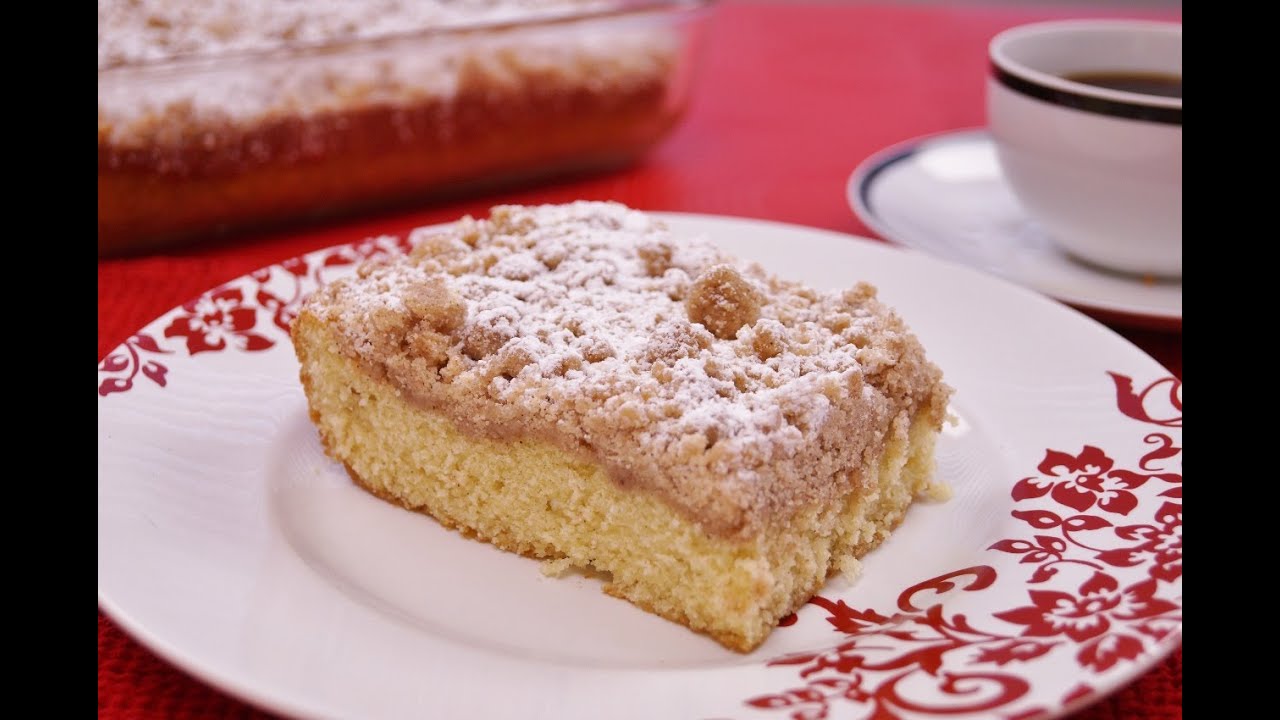 Coffee Cake Recipe: From Scratch: Mom's Easy Coffee Cake -Diane Kometa - Dishin With Di  #116
