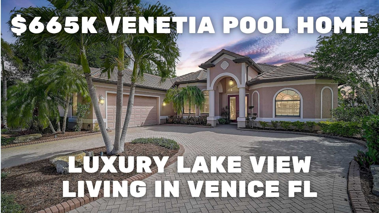 This $665K Venice FL Pool Home Feels Like a Private Resort!