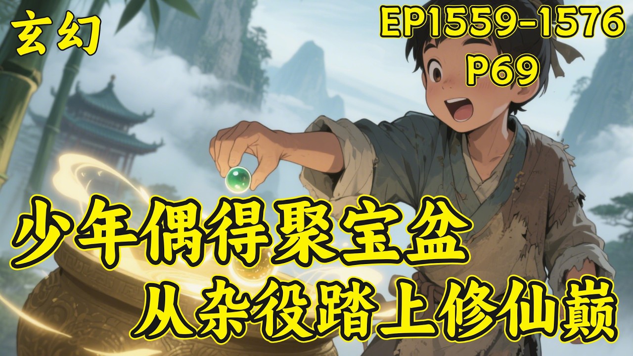 P69【少年偶得聚宝盆，从杂役踏上修仙巅】（EP1559-1576）太虚门杂役贺平生，意外捡到破盆，竟成逆天聚宝盆！普通物品放进去，皆能翻倍强化....