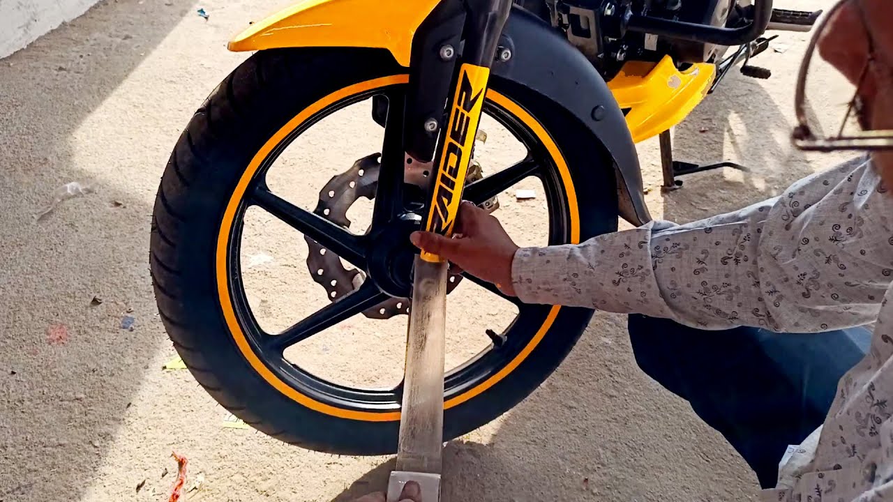 All Bike Wheels Modification Stickers | TVS raider 125 Modified Accessories ❤  