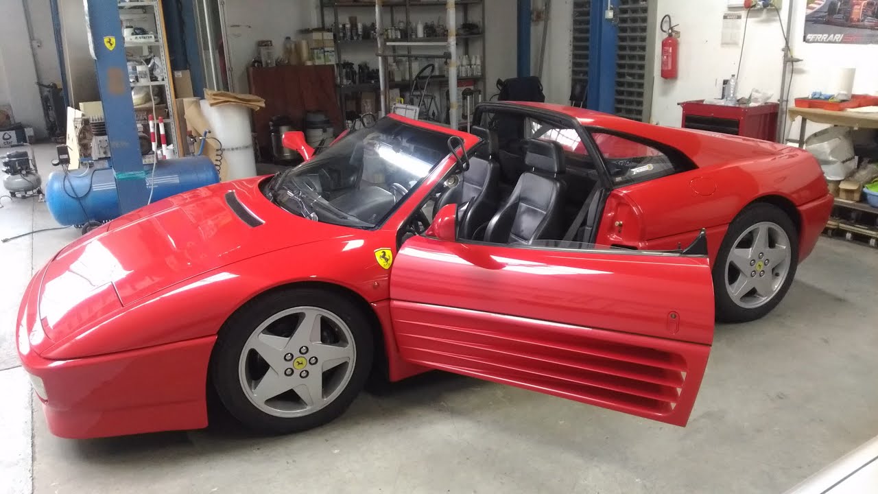 Restauro e riparazione sedili in pelle Ferrari 348 TS