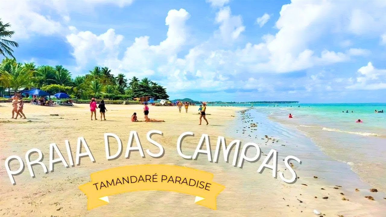 Como é a Praia das Campas e a igreja de São Pedro na cidade de Tamandaré PE