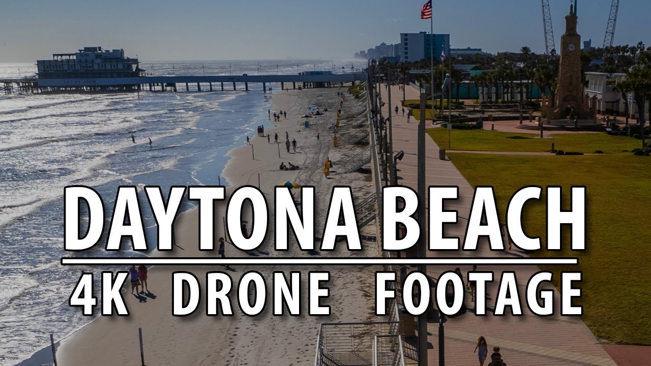 Daytona Beach, Florida - 4k Aerial Drone Footage - 2022 city reel