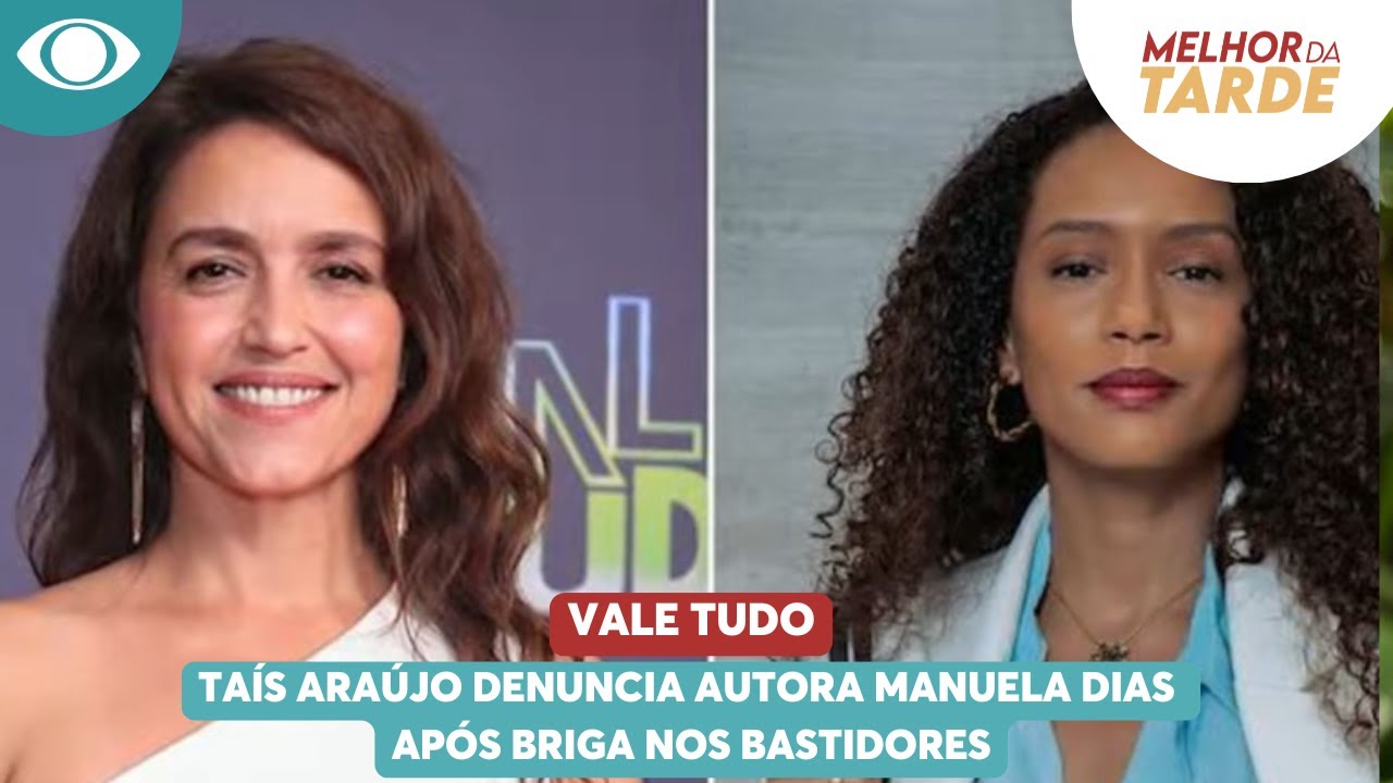 Ta&iacute;s Ara&uacute;jo denuncia autora Manuela Dias ap&oacute;s briga nos bastidores | Melhor da Tarde