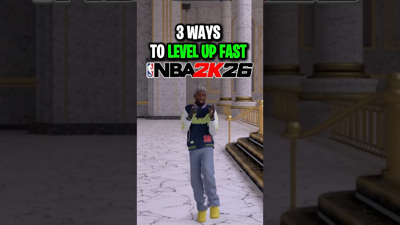 NBA 2K26 HOW TO LEVEL UP FAST! #nba2k26 #nba2k #xosplash