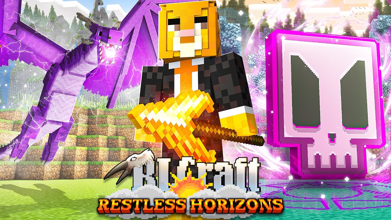 I Spent 100 Days in RLCraft Restless Horizons (EXPERT MODE)