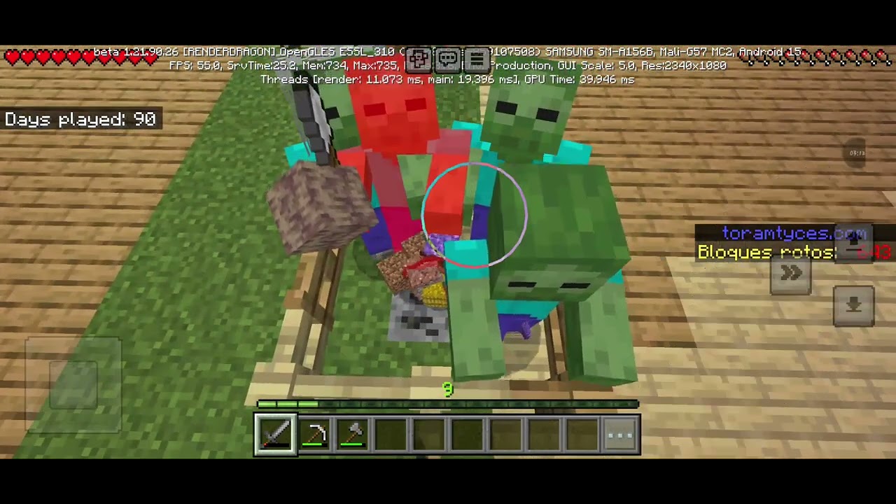 Minecraft one block Gameplay video 