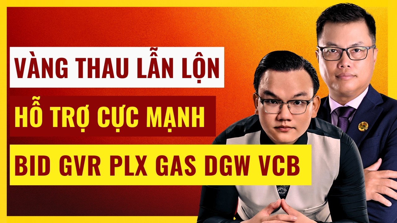 CHÚ Ý: Hỗ Trợ Mạnh Cổ Phiếu BID, PLX, DGW, GVR,.. Thị Trường Vàng Thau Lẫn Lộn. Xem Ngay!