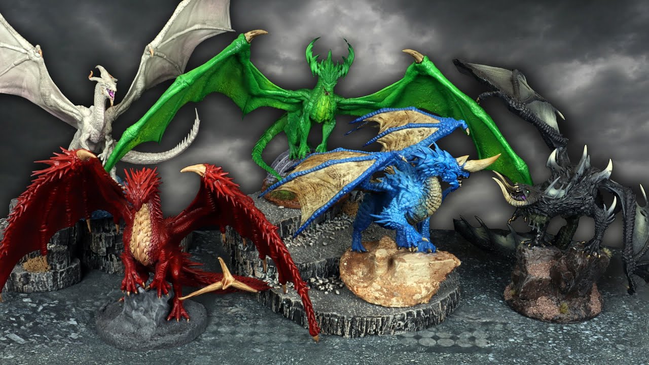 Exactly how enormous are ancient chromatic dragons in D&D?