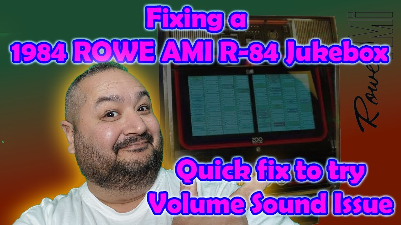 Музыкальный автомат ROWE AMI R-84 1984 года &mdash; проблема со звуком &mdash; быстрое решение