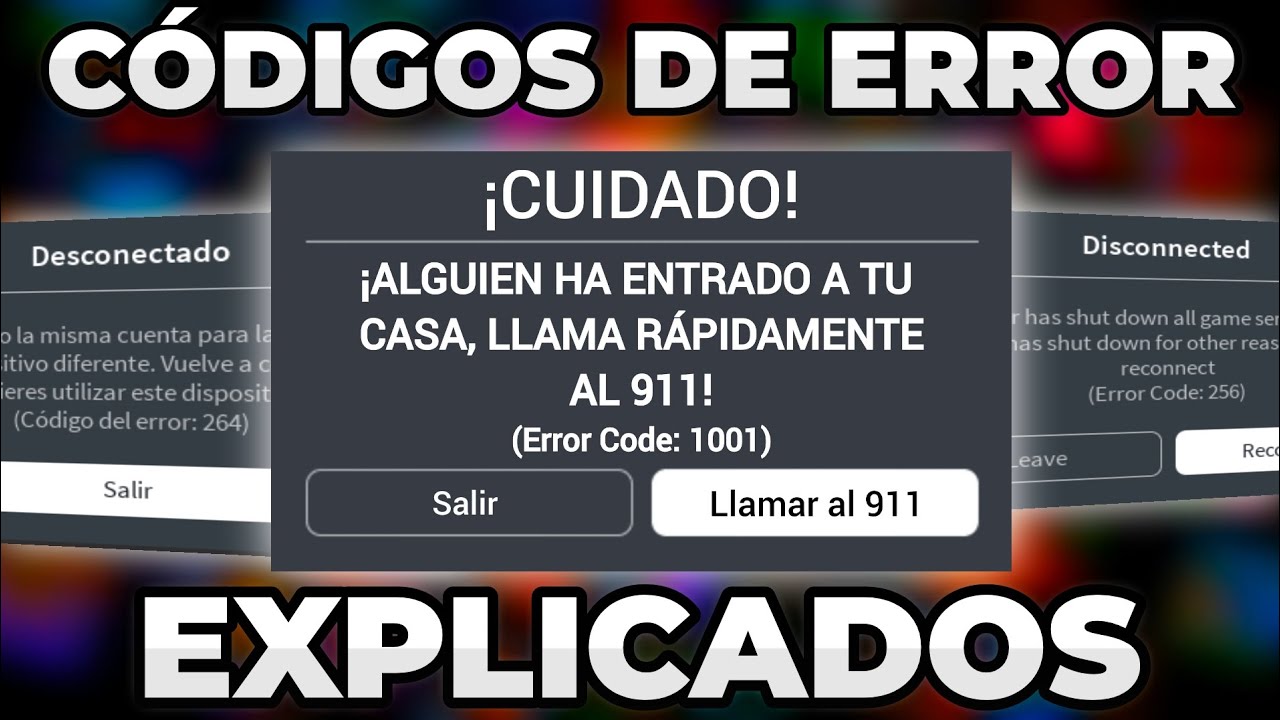 GU&Iacute;A: TODOS LOS C&Oacute;DIGOS DE ERROR DE ROBLOX EXPLICADOS
