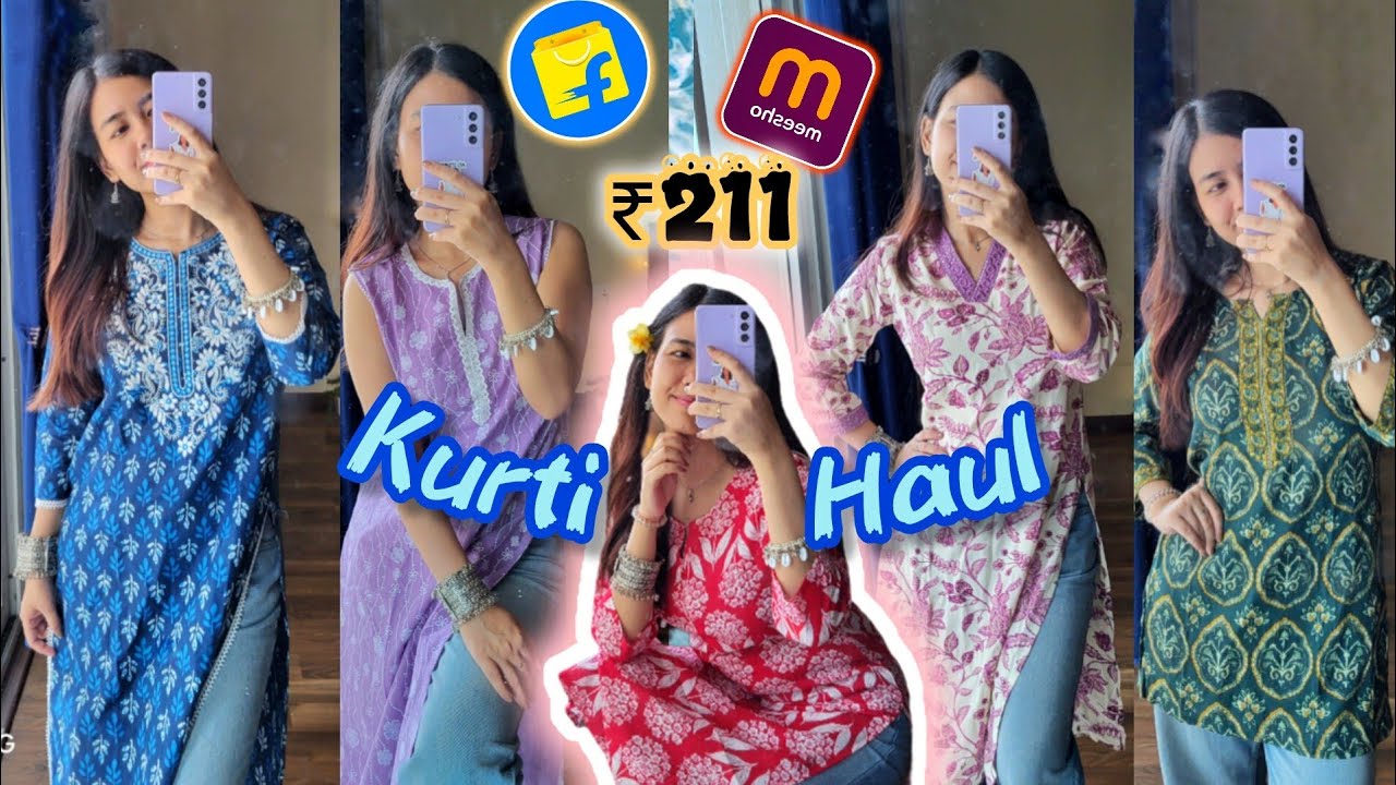 Kurtis under ₹300 💰✨ Huge Sale Flipkart Haul, Wash Test ✅| College & Office Kurtis | Manashi Singha