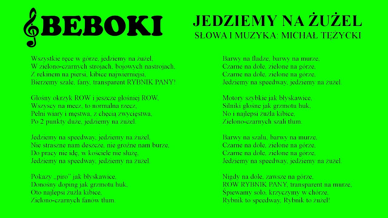 BEBOKI   Jedziemy na żużel