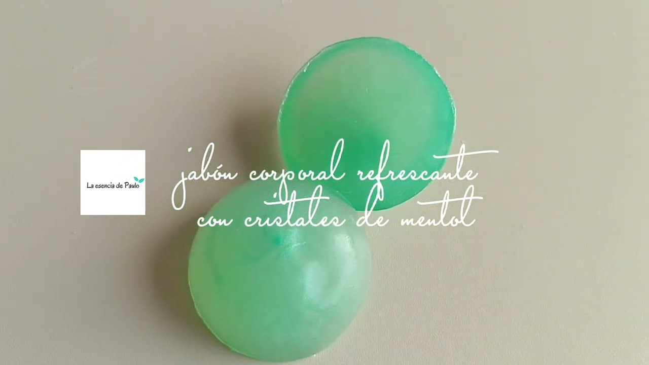 🍃jabón refrescante mentolado