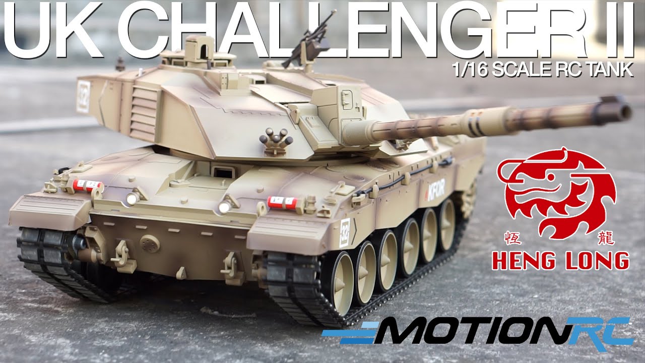 UK Challenger II - Heng Long TK6.0 RC Tank - Обзор Motion RC