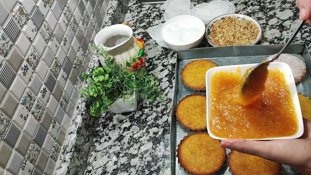 كوفتير المندرين 🍊رائع مع بسبوسة غزالة كتدوب في الفم