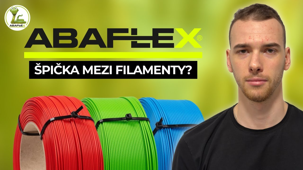 ABAFLEX - Špička mezi filamenty pochází z ČESKA! + SOUTĚŽ