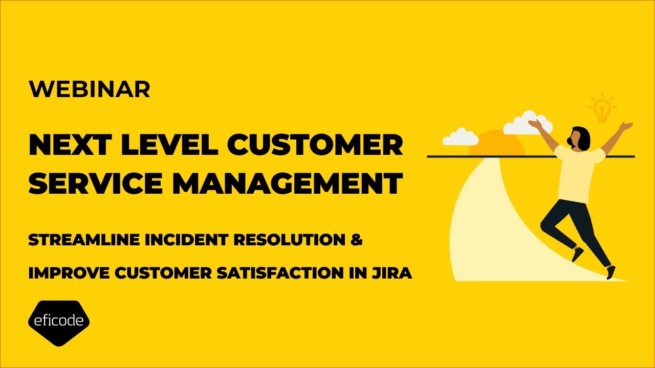 Webinar: Customer Service Management – incident resolution in Jira