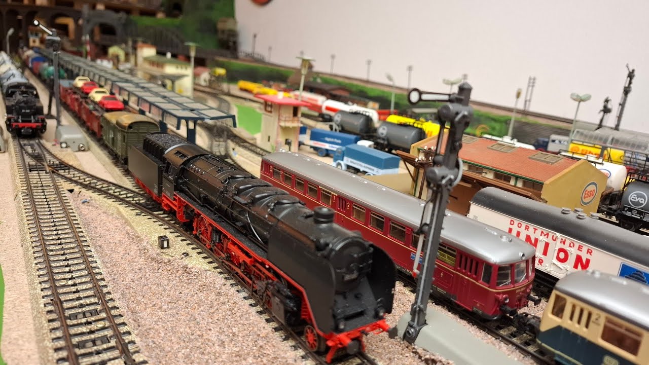 Märklin BR 45 mit ESU- Sound. 3 Zylinder unter Volllast- jetzt knallt's richtig 😅😀