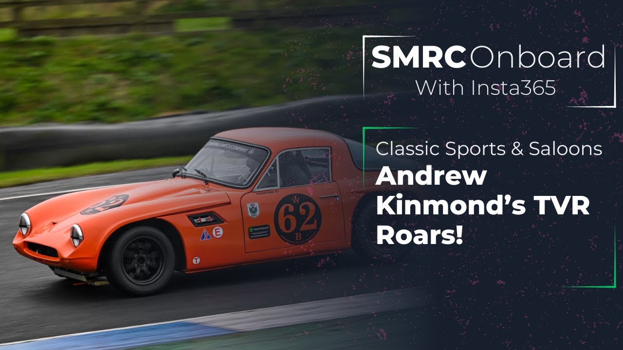 Andrew Kinmond's TVR Vixen roars at Knockhill! Scottish Classic Sports & Saloon action! SMRC.