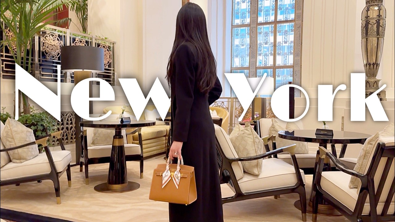 Покупка Hermès, отель Waldorf, снеговик в Нью-Йорке (видеоблог)