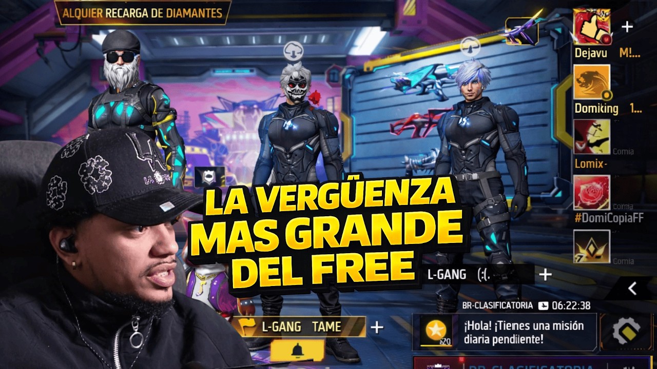 DOMIDIOS Y L GANG ROMPIÉNDOLA EN FF 🔥