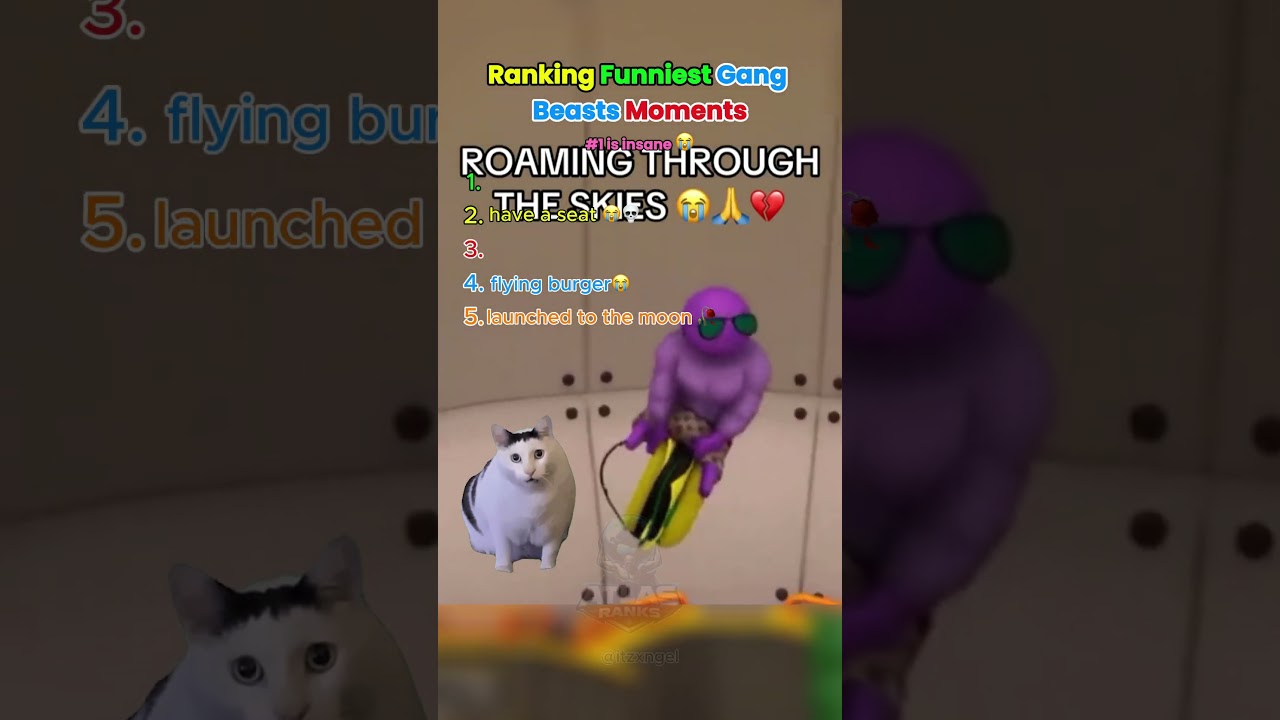 Ranking FUNNIEST Gang Beasts Moments 😂