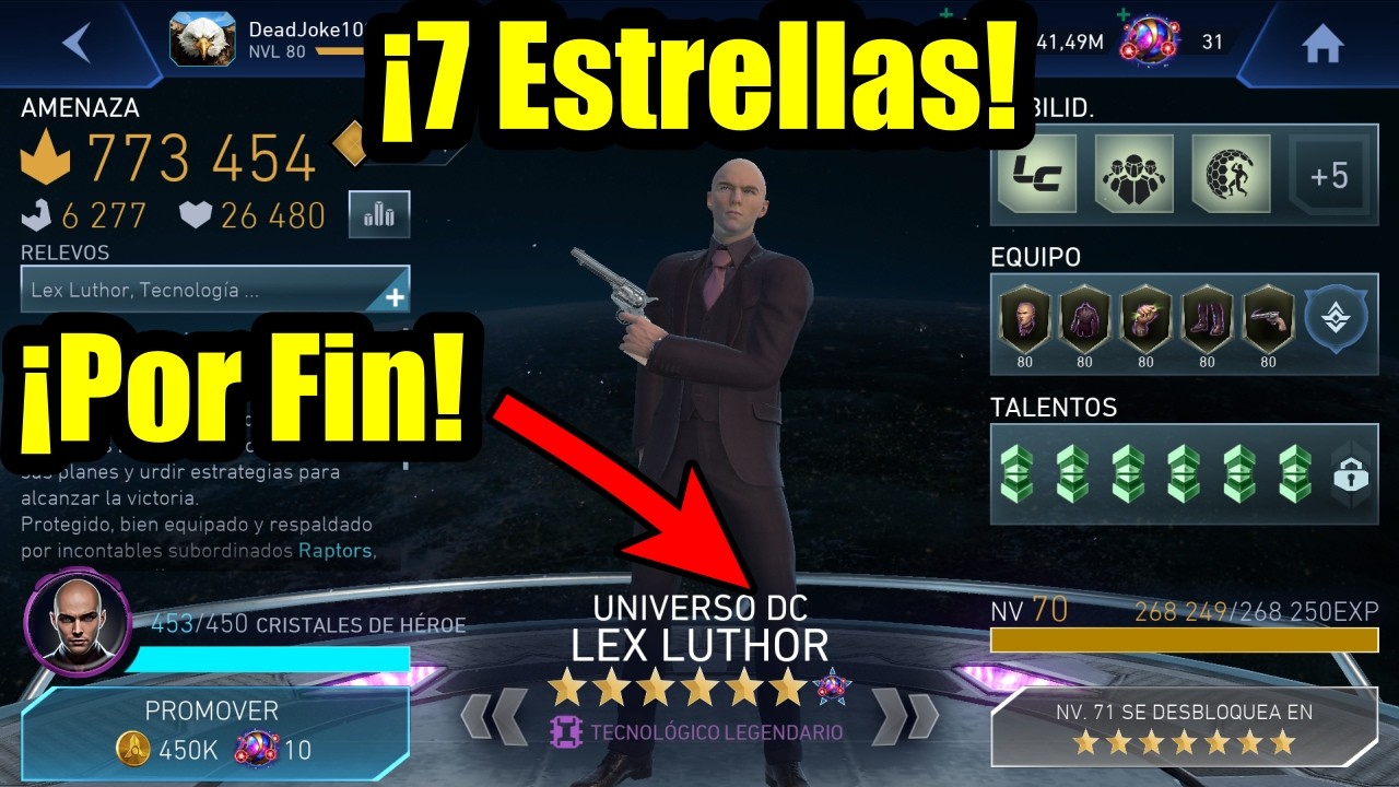 ¡Las Pasivas de Mi Lex Luthor al Máximo! ¿Valió la Espera? | Injustice 2 Mobile