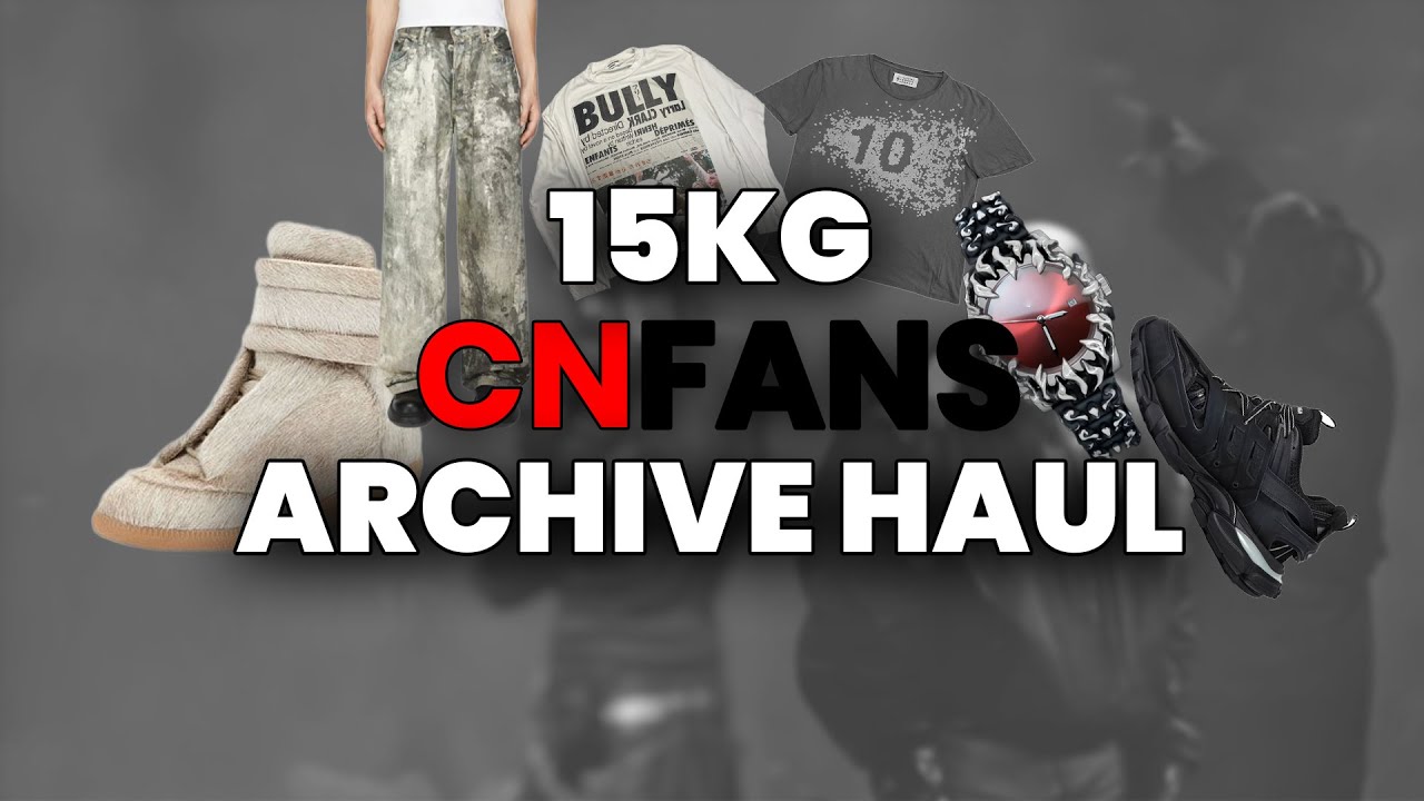 15KG Archive CNFans Haul | Margiela, ERD, Balenci, Number Nine, Prada, Acne Studios & More