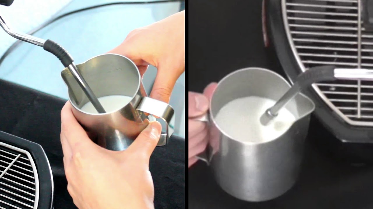 Como preparar la emulsión de leche para un buen café