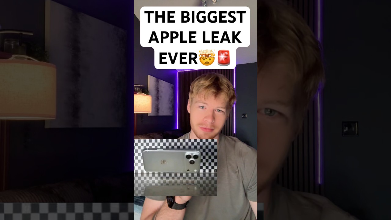 Apples BIGGEST Leak Ever? 🫪(iPhone 18 Pro Max) #iphone18pro #apple #leak